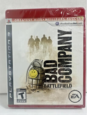 Battlefield Bad Company Greatest Hits Sony PlayStation 3 PS3 Sealed Mint